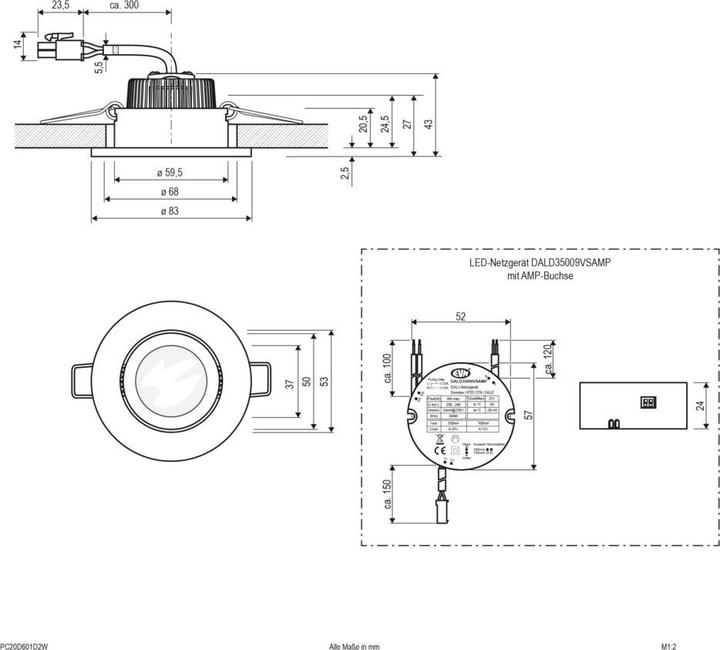 Produktbild EVN-Lichttechnik LED-Deckenleuchte (600 lm)