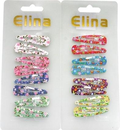 Actual product image Magni Hair clip flowers, 8 pieces assorted colours colours, approx. 5cm