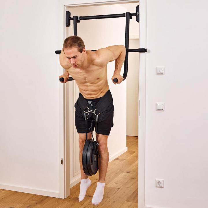 Actual product image Pullup & Dip Tür Klimmzugstange + Dip Stange Bundle