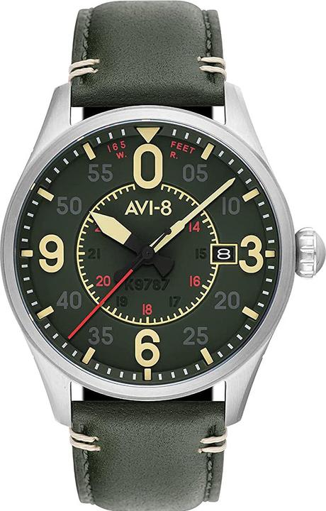 Actual product image AVI-8 AV-4090-03 Spitfire Automatic 42mm 5ATM (Analogue wristwatch, 42 mm)