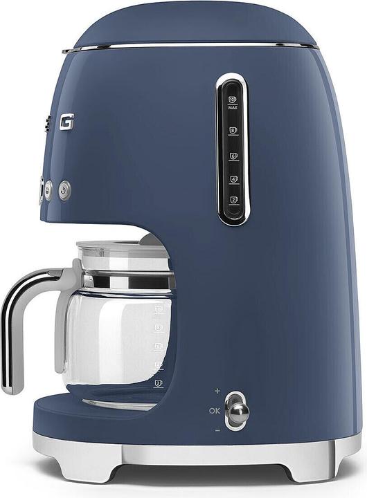 Image du produit Smeg Filterkaffeemaschine DCF02NBEU, Karaffe 12 Tassen, 1050W, Navy Blue