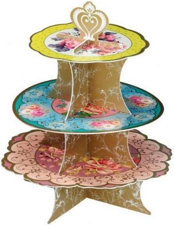 Produktbild TALKING TABLES Truly Scrumptious Cake Stand Tortenständer Blumen