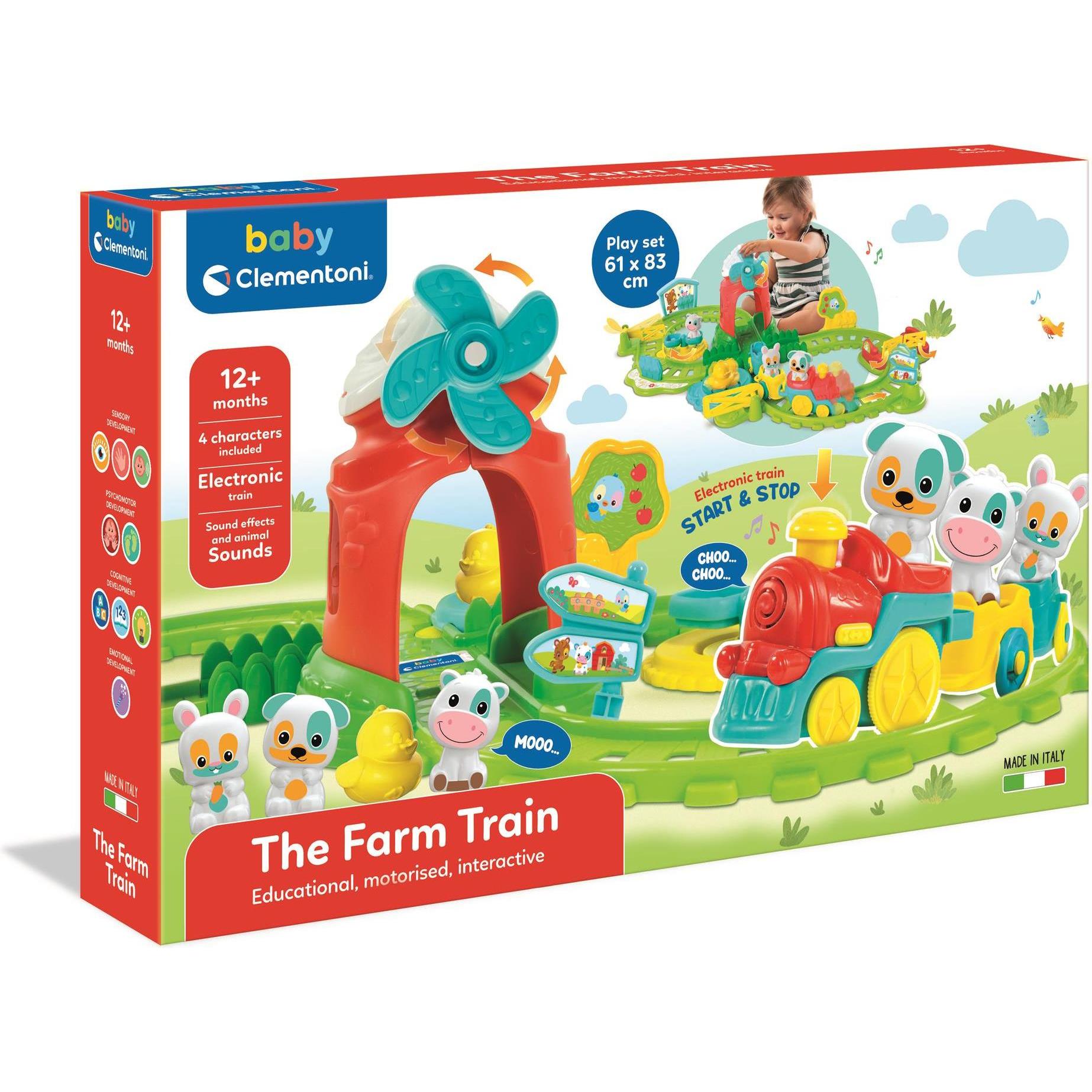 Clementoni Multicolore Il Giocattolo Interattivo Del Treno Della Fattoria