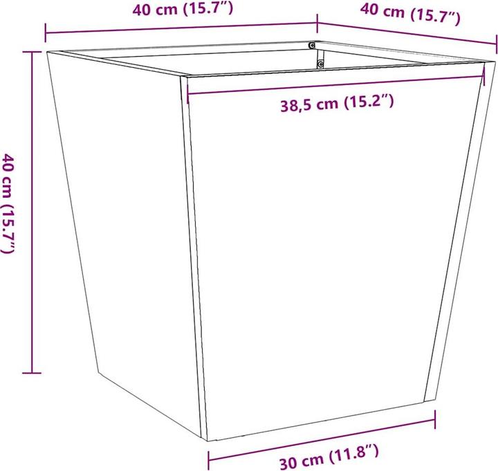 Produktbild vidaXL Pflanzkübel