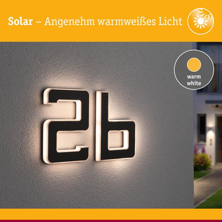 Produktbild Paulmann Solar Hausnummer (20 lm, IP44)