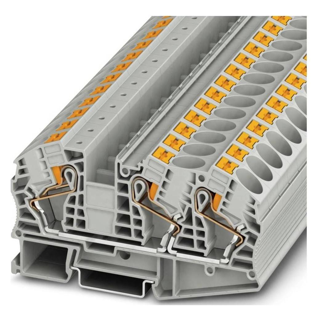 Phoenix Contact Grigio Feed-Through Term Block - Pt 16-Twin N, Accessori Di Elettronica + Alloggiamento,