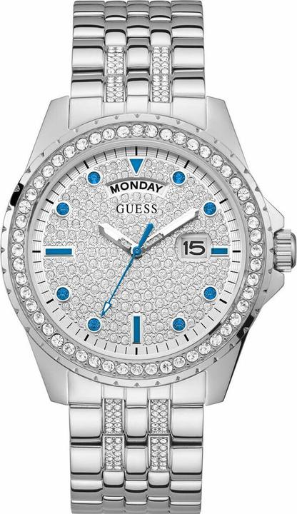 Guess Comet GW0218G1 Horloge - Staal - Zilverkleurig - 44 mm (44 mm)