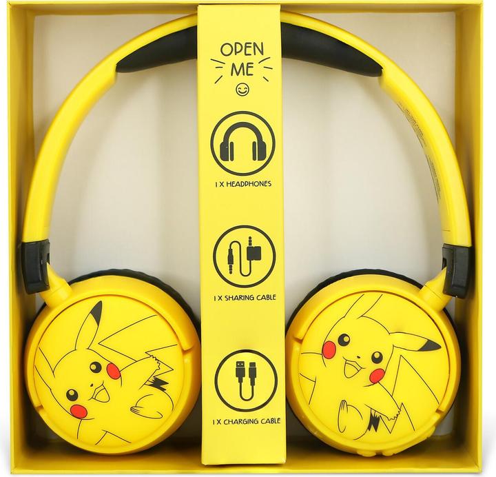Produktbild NoName Bluetooth Headset w/Perental Control - Pokemon Pikachu Yellow