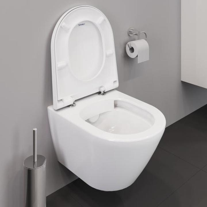 Produktbild Duravit Wand-Tiefspül-WC-Set D-NEO rimless weiss
