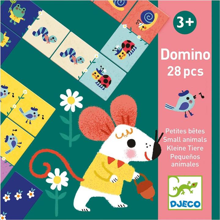 Immagine prodotto Djeco Domino - Piccoli animali (Multilingue)