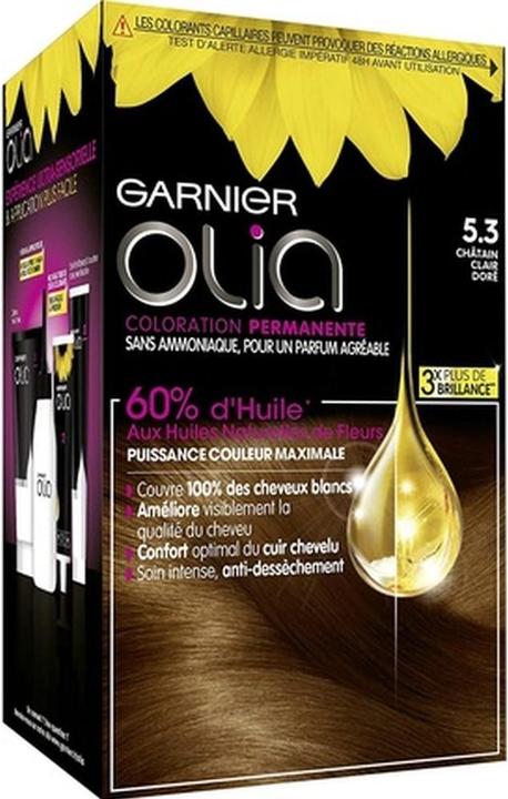 Image du produit Garnier Olia 5.3 Light Golden Brown Color cheveux permanents (Marron doré clair)