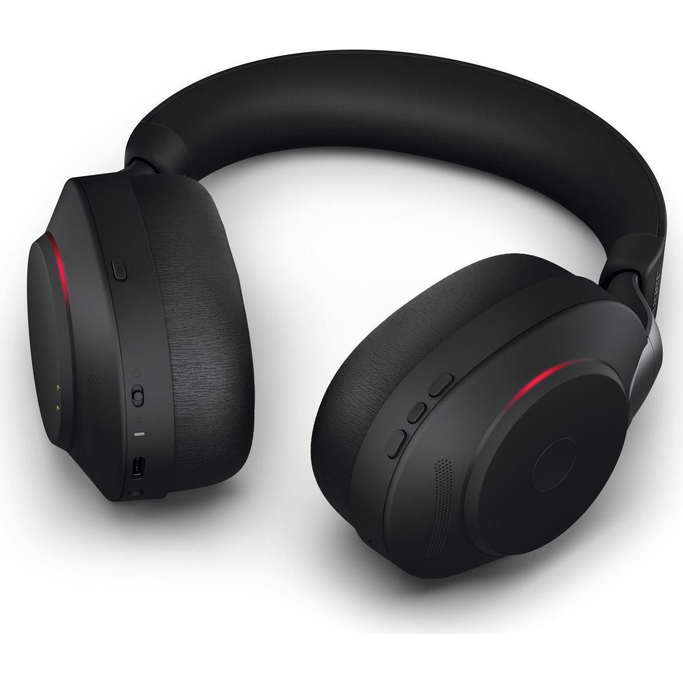Jabra Evolve2 85 (Kabellos, USB-A), Office Headset, Schwarz