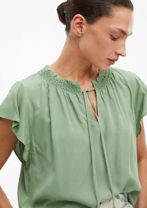 Produktbild s.Oliver Viskose-Bluse mit Smok-Details (44)