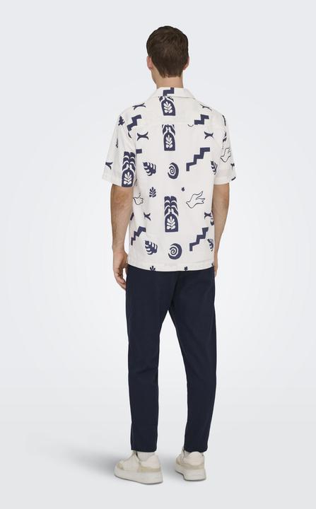 Immagine prodotto Only & Sons ONSWHITE Hawaii-Hemd Hawaii-Hemd (L)