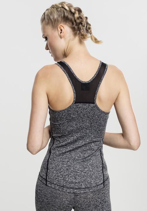 Actual product image Urban Classics Ladies Active Melange Trainings Top (XL)