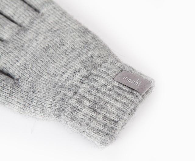 Produktbild Moshi Digits Touchscreen Gloves - Light Gray (S) (S, M)