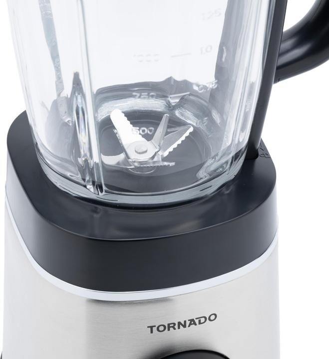 Produktbild Tornado Blender 1400W, Smoothie Maker, 1.75L Glass Jar, Stainless Steel (1400 W)