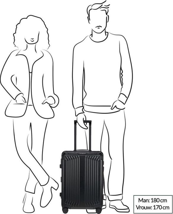 Actual product image Samsonite Lite-Box aluminium (40 l)