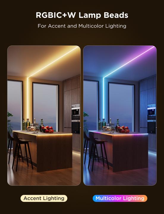Immagine prodotto Govee Striscia LED COB 3 m (RGBIC, RGBW, 300 cm, Interno)