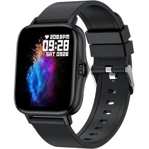 Maxcom Smart Black FW55 Aurum Pro Schwarz (44 mm), Smartwatch