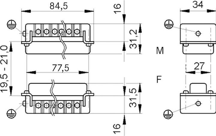 Nährwerte und Zutaten Lapp ab Stecker 16P+PE 500V 16A H-BE 16 SS DR (10194000)