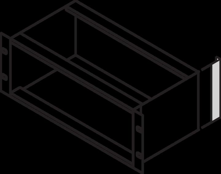 Actual product image Schroff corner profiles for emv seal (textile) - corner profile 3he 2pcs.