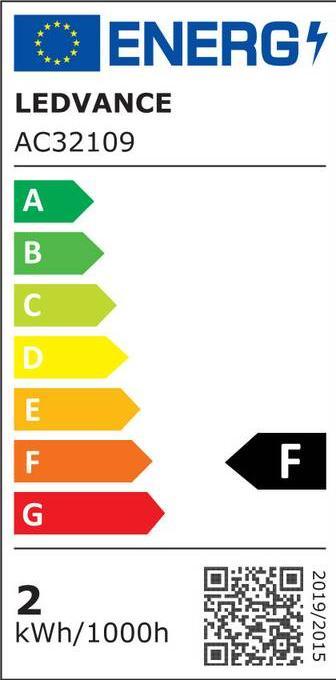Energy Label Osram Pin (G9, 1.90 W, 200 lm, 1 x, F)