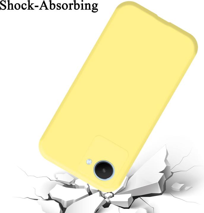 Actual product image Cadorabo TPU Liquid Silicone Case Cover for Realme C30 / Narzo 50i PRIME (Realme Narzo 50i Prime, Nokia C30)
