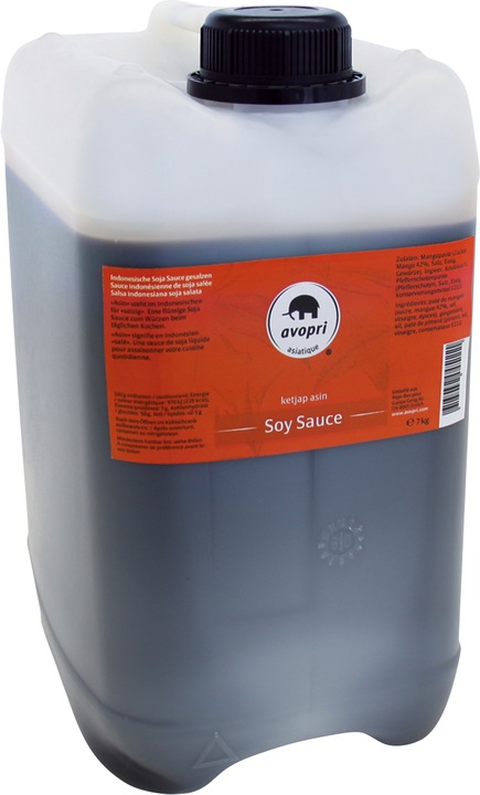Actual product image Avopri Soy sauce - ketjap asin (7300 g)
