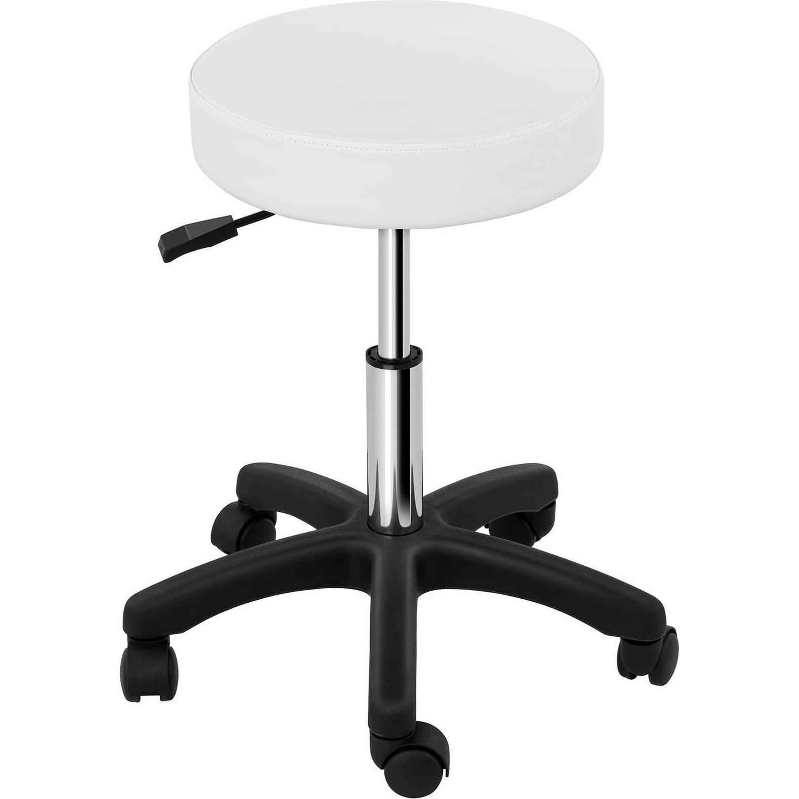 Thumbnail - Physa, Bürostuhl, Rollhocker Bürohocker Drehhocker Praxishocker Arbeitshocker Hocker Gasfeder Weiss