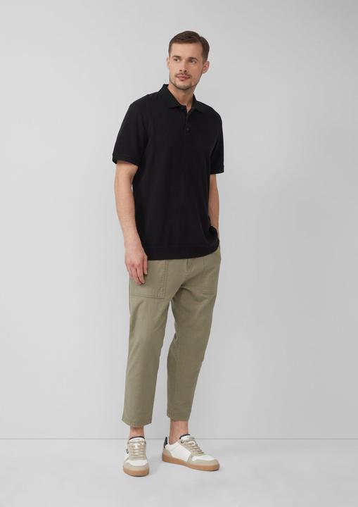 Produktbild S.Oliver Polo-Shirt Poloshirt aus Waffelpiqué (L)