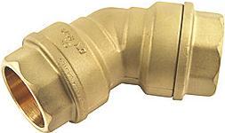 Immagine prodotto Aalberts Vinkel 45° 50mm - Isiflo (Connessione ad angolo)