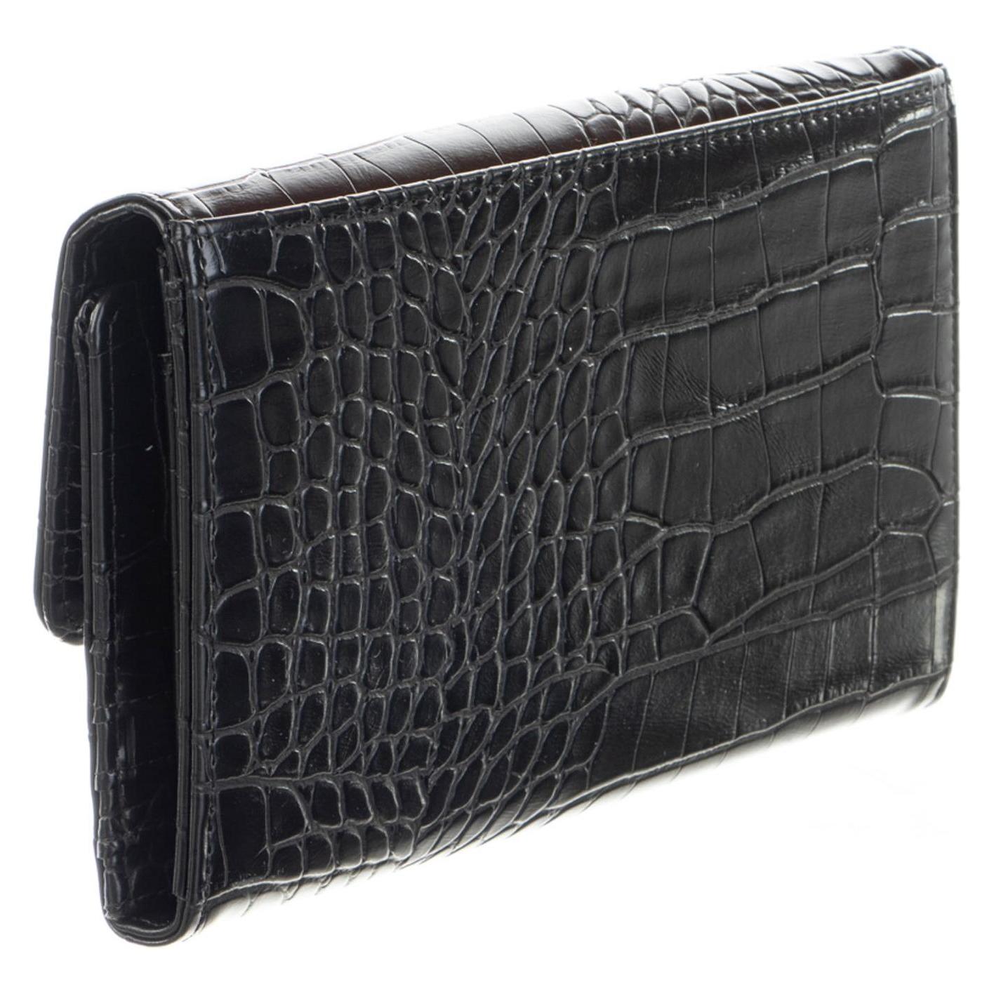 Bodenschatz, Damen, Portemonnaie, Flap Wallet, Schwarz