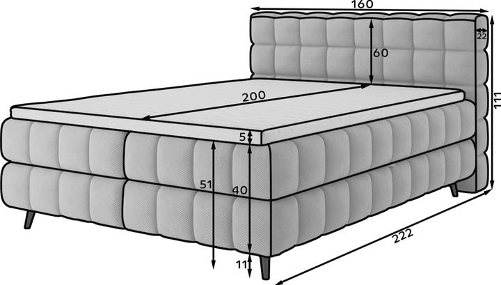 Immagine prodotto ELTAP Sabeno (160 x 200 cm)