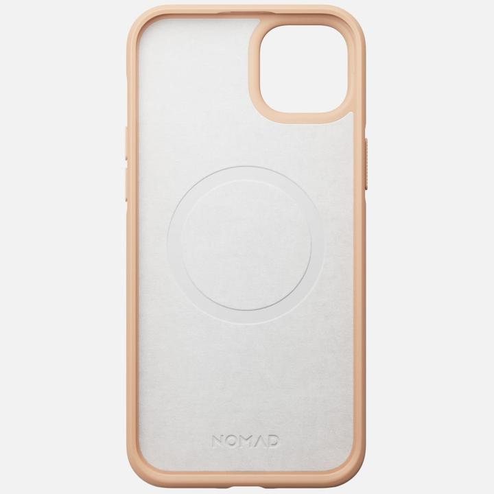 Actual product image Nomad Back Cover Modern Leather iPhone 14 Plus Beige (Apple iPhone 14 Pro Max)