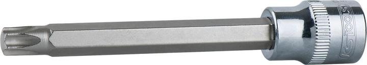 Actual product image KS Tools 1/2 CHROMEplus Torx bit socket, long, T30, on hanger