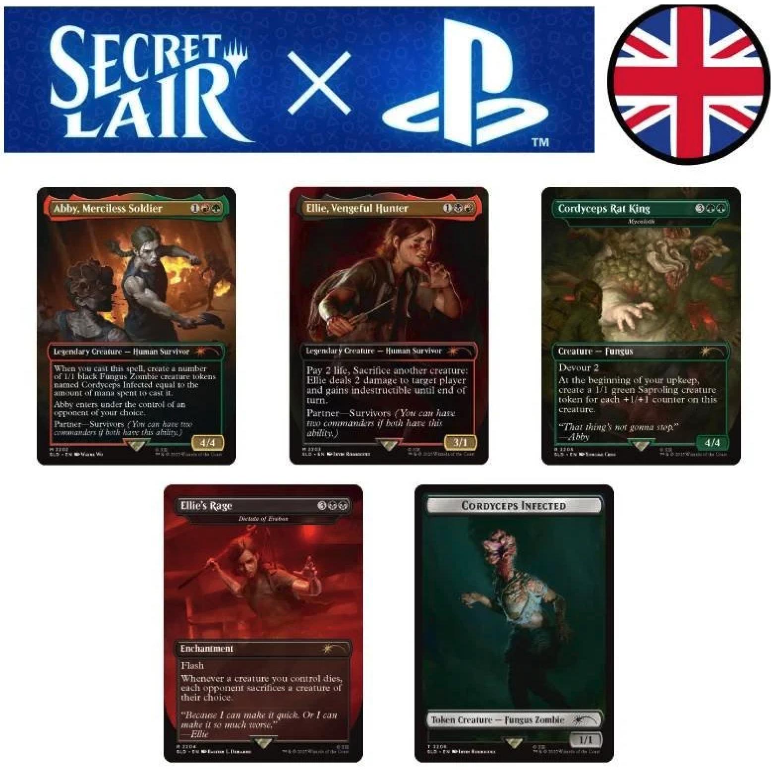 Wizards of the Coast Magic ENG Secret Lair X The Last Of Us: Part II (Inglese, Box Set e Collezione)