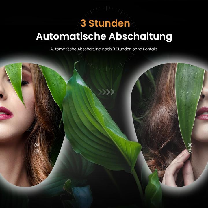 Actual product image Emke Bathroom mirror with lighting, LED, 60x45 cm, touch switch, dimmable, 3 light colours, IP44 (45 x 60 cm)