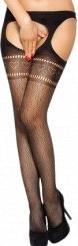 Produktbild Passion Straps-Strumpfhose mit Herzchen (L, M, S)