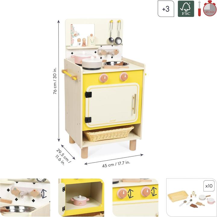 Image du produit Janod Cuisiniere Mamie Soleil