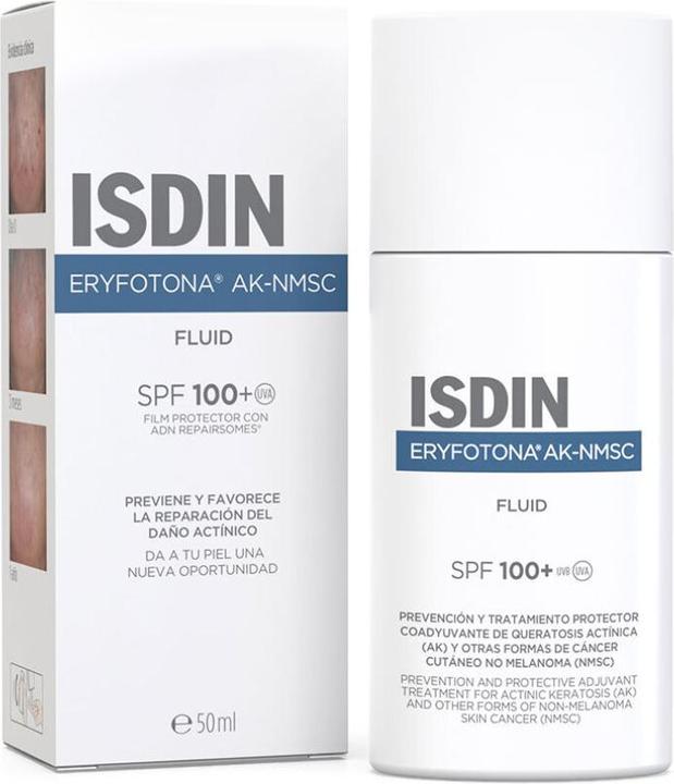 Produktbild Isdin Eryfotona AK NMSC SPF 100+ Fluid 50ml (Sonnencreme Gesicht, 50 ml, 50 g)