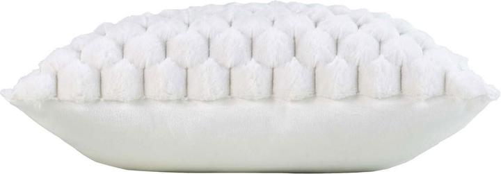 Produktbild Douceur D'intérieur Luxuriöses Sofakissen 45x45 cm - Traumhaft weiches Kuschelkissen in Weiss (45 x 45 cm)