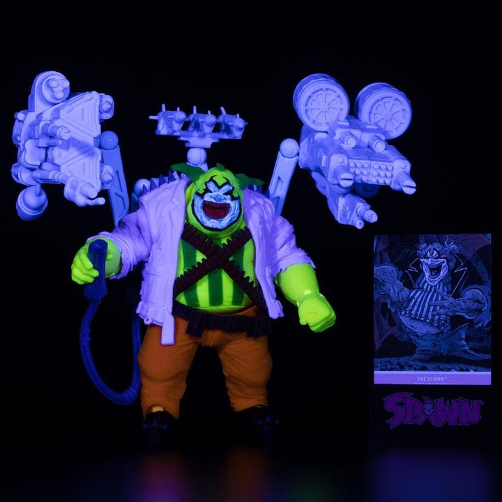 Image du produit McFarlane Spawn Figurine The Clown (Black Light Edition) (Gold Label) 30 cm