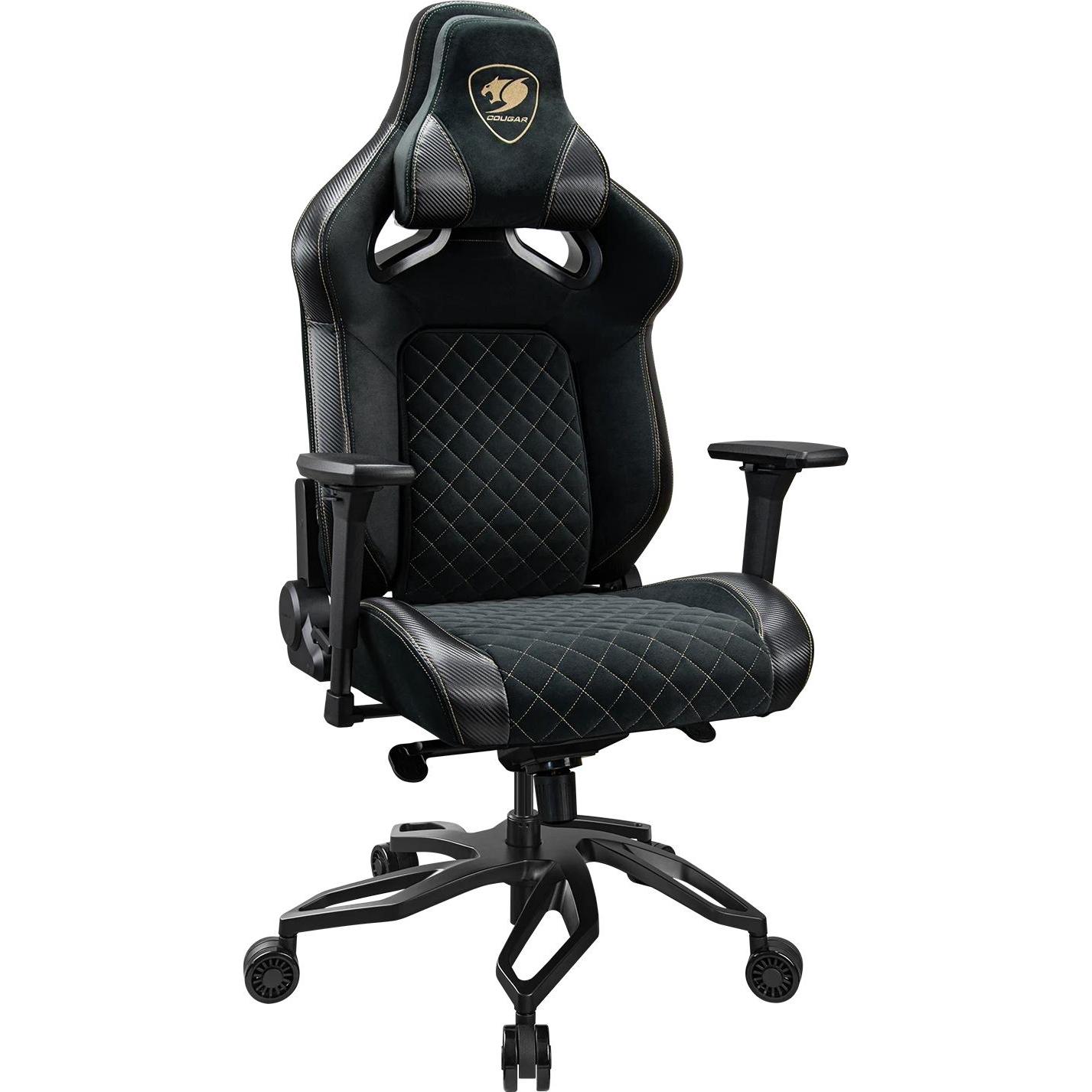 Cougar Gaming-Stuhl Titan Pro V2 Gold F, Schwarz, Sedia gaming, Nero, Oro
