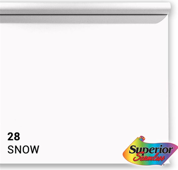 Produktbild Superior Achtergrond Rol Snow (nr 28) 1.35m x 11m (135 cm)