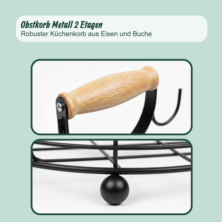 Produktbild Relaxdays Obstkorb-Etagere