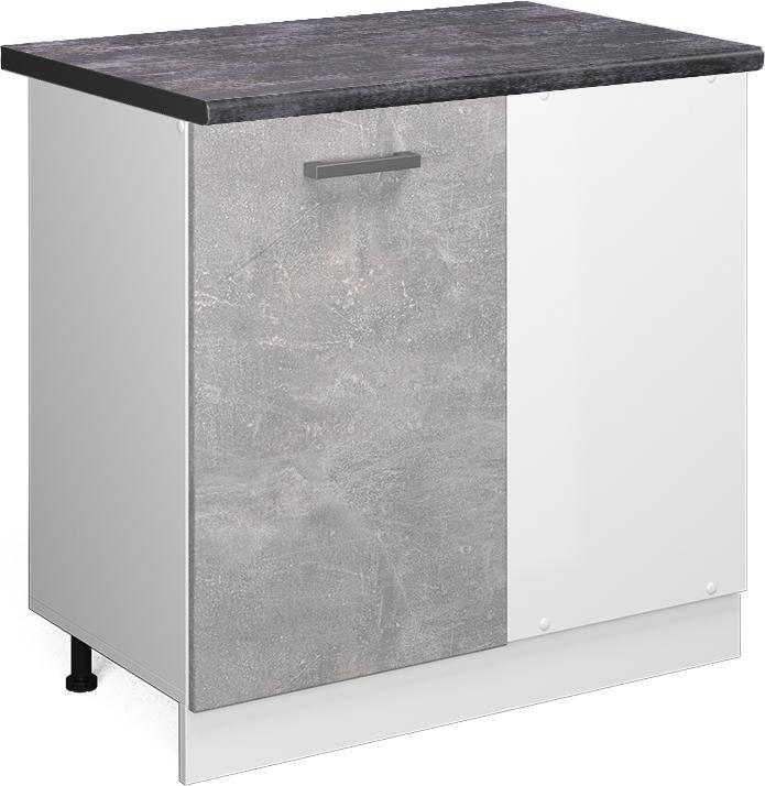 Anthrazit, Beton, Weiss