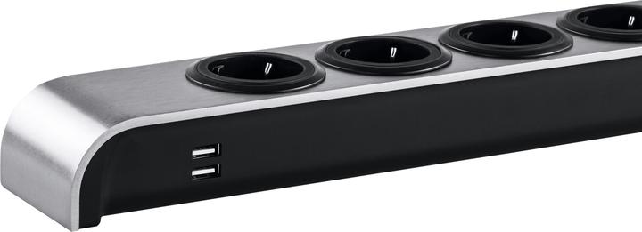 Produktbild Oehlbach Listwa zasilająca 6 gniazd 2x USB (6 x, USB, 1.50 m)