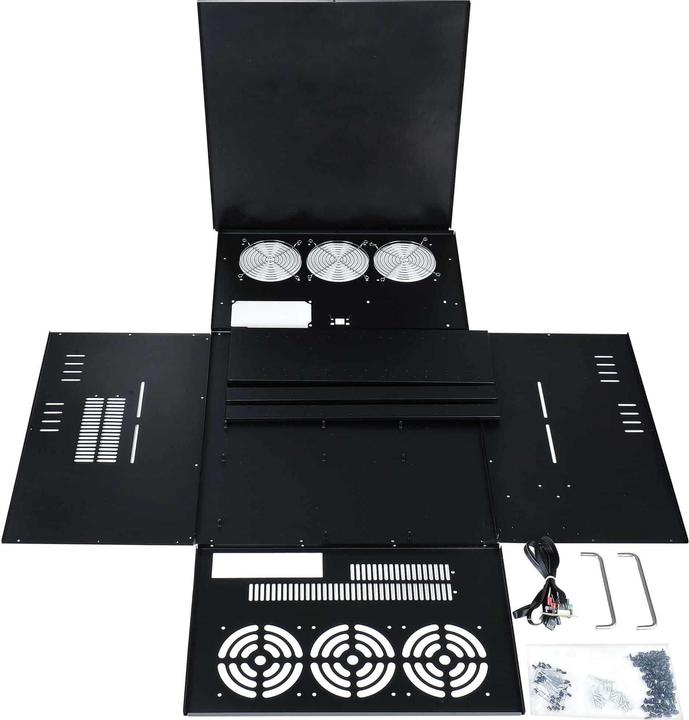 Actual product image Spire Housing RACKSPER 6U PRO (ATX)