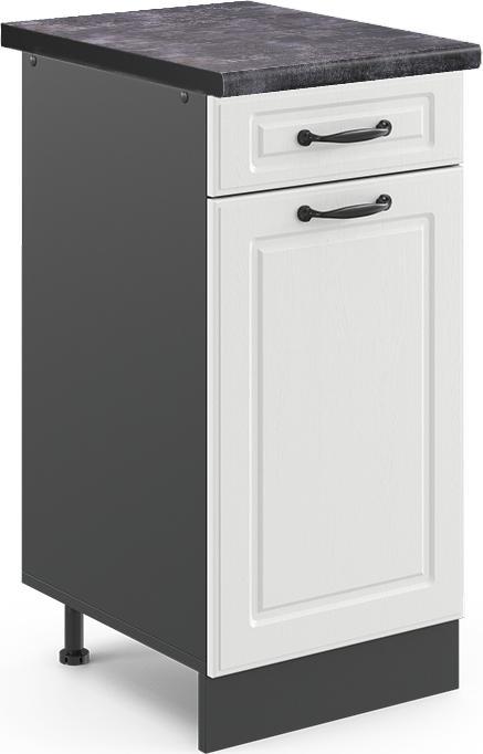 Anthrazit, Weiss Landhaus